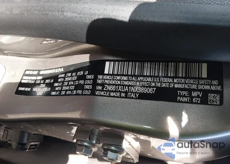 2022 Maserati Levante Gt from USA, damaged, VIN ZN661XUA1NX389067